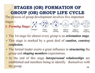 Organizational Behaviour - Group process | PDF