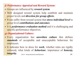 Organizational Behaviour - Group process | PDF