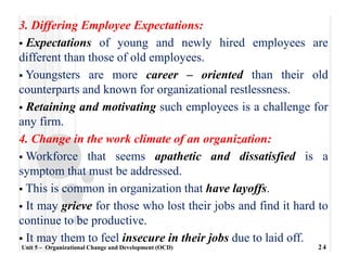 Organization Behaviour - Organization Change and Development | PDF