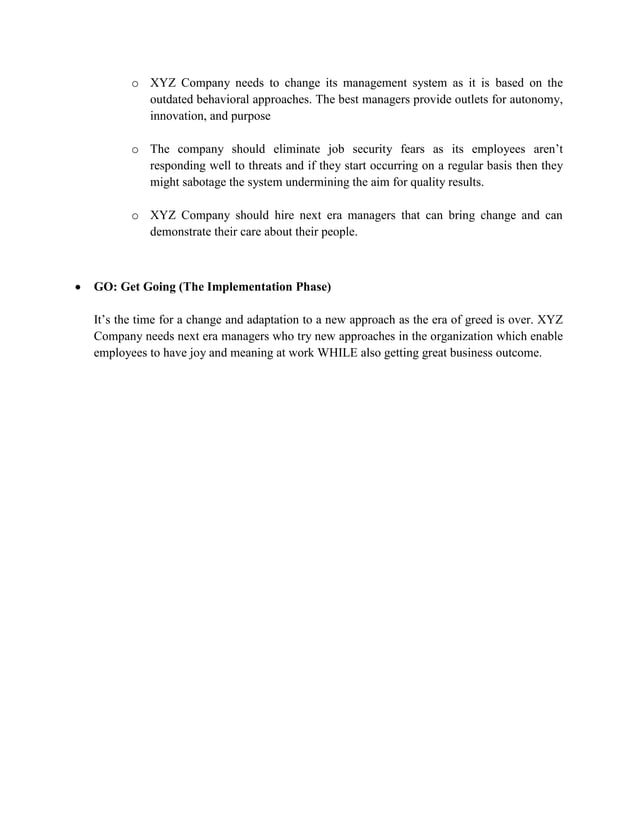 Organizational Case Study Root Cause of All Organizational Problems