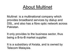 Multinet Co MULTINET | PPTX