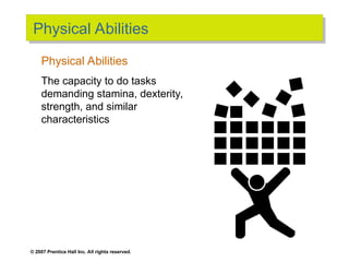 Foundations of Individual Behavior: Ability, Learning, and ...