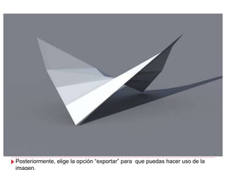 Posteriormente, elige la opción “exportar” para que puedas hacer uso de la
imagen.

 