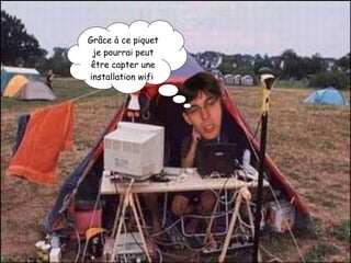 Grâce à ce piquet je pourrai peut être capter une installation wifi  