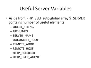 Web forms in php | PPTX