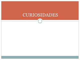 CURIOSIDADES
 