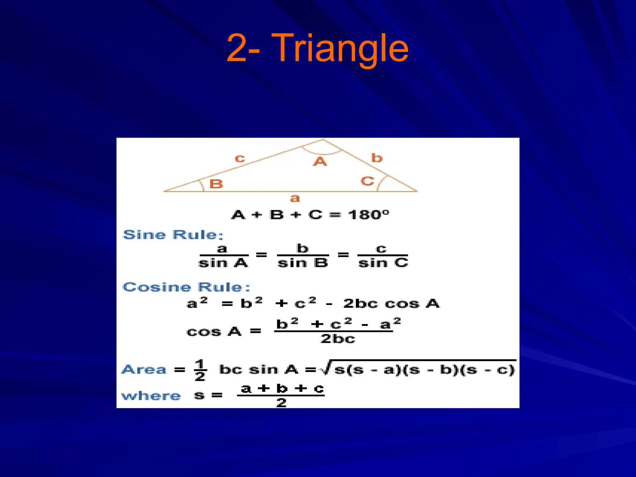 2- Triangle
 
