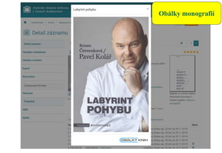 Obálky monografií
 