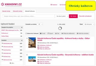 Obrázky knihoven
 