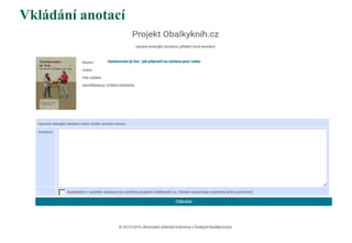 Vkládání anotací
 
