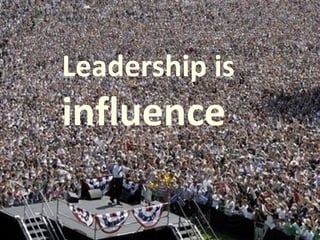 19 Jan 2008 NDIM Leadership is  influence 