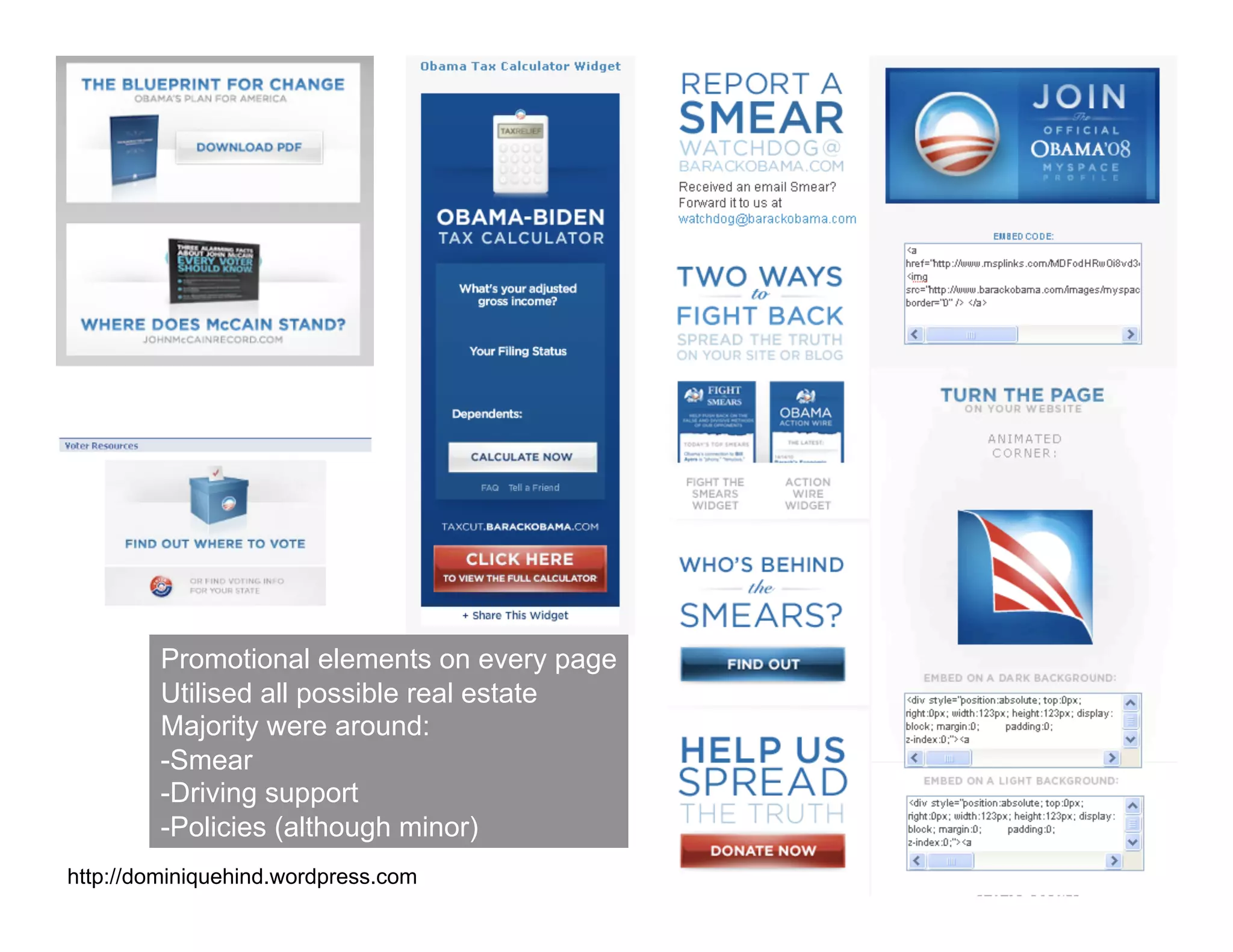 Obama Campaign Summary