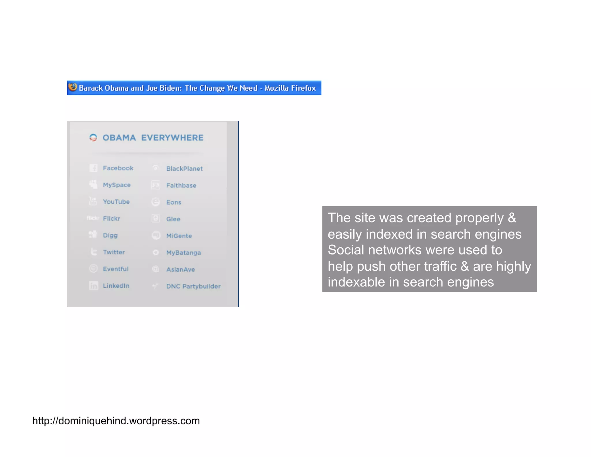 Obama Campaign Summary