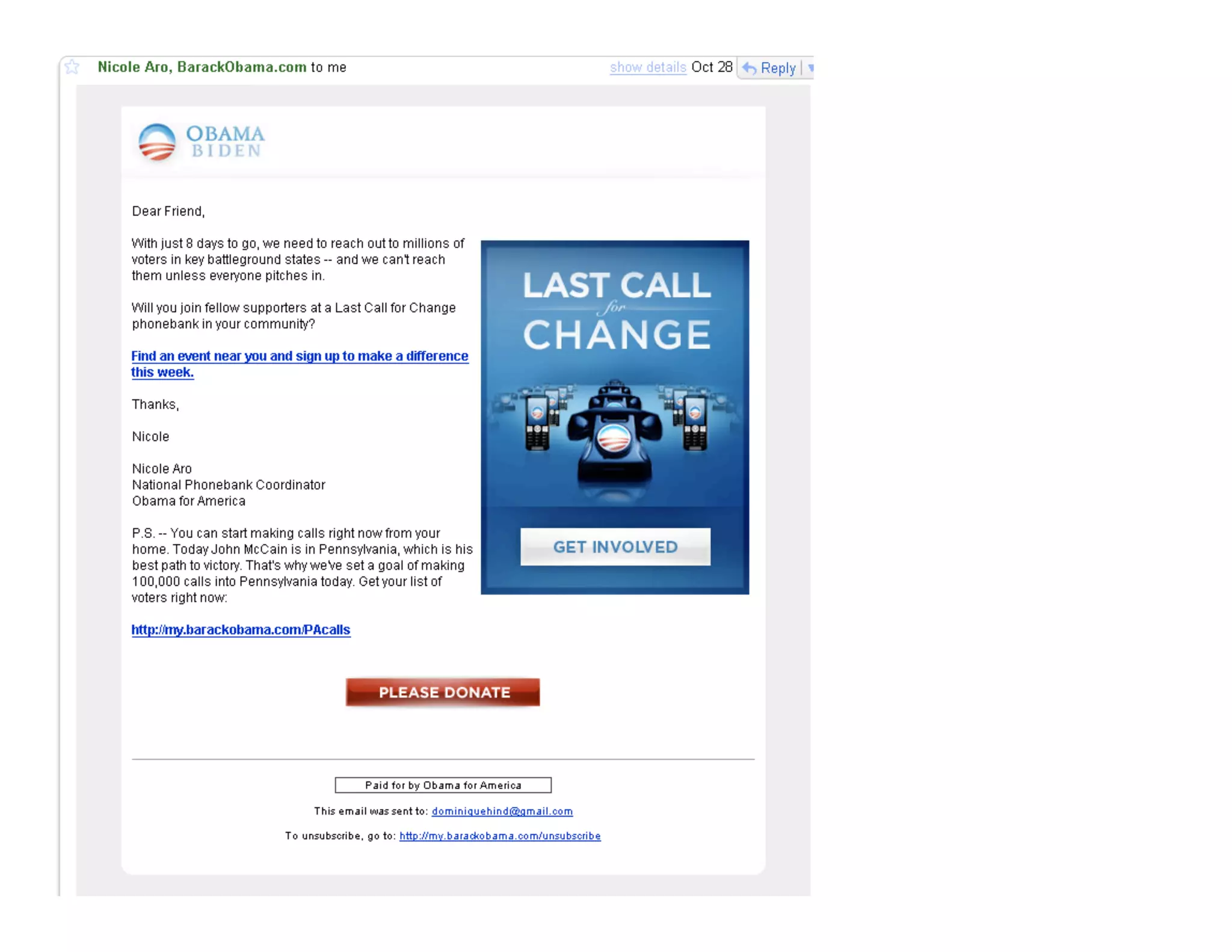 Obama Campaign Summary