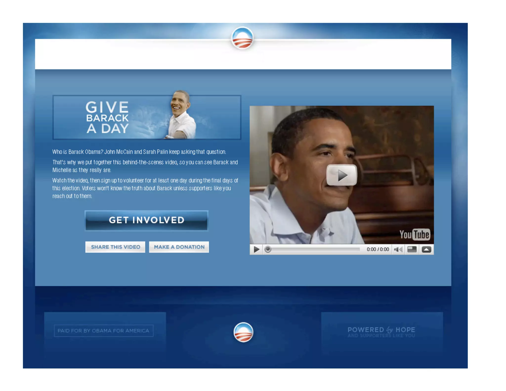 Obama Campaign Summary