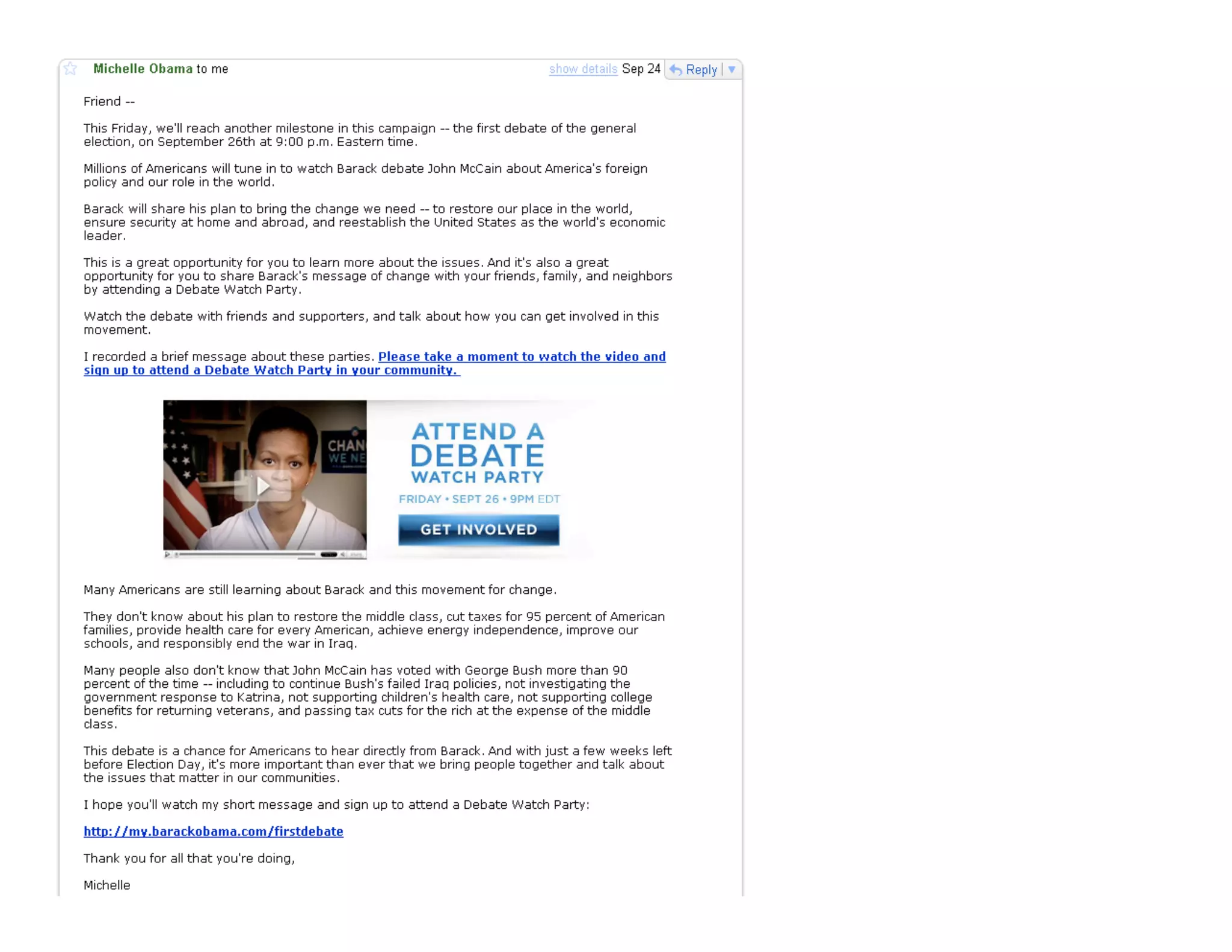 Obama Campaign Summary