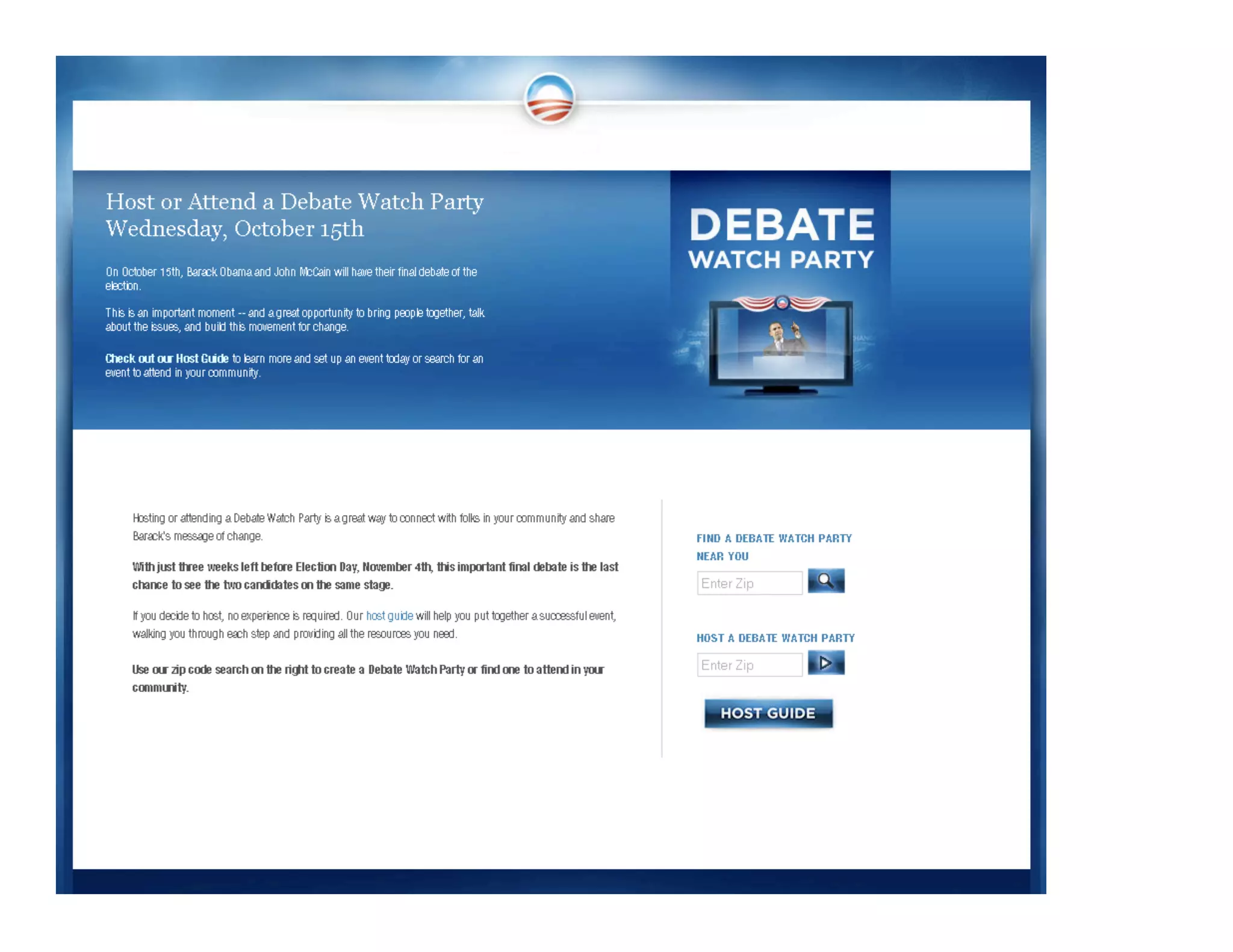 Obama Campaign Summary