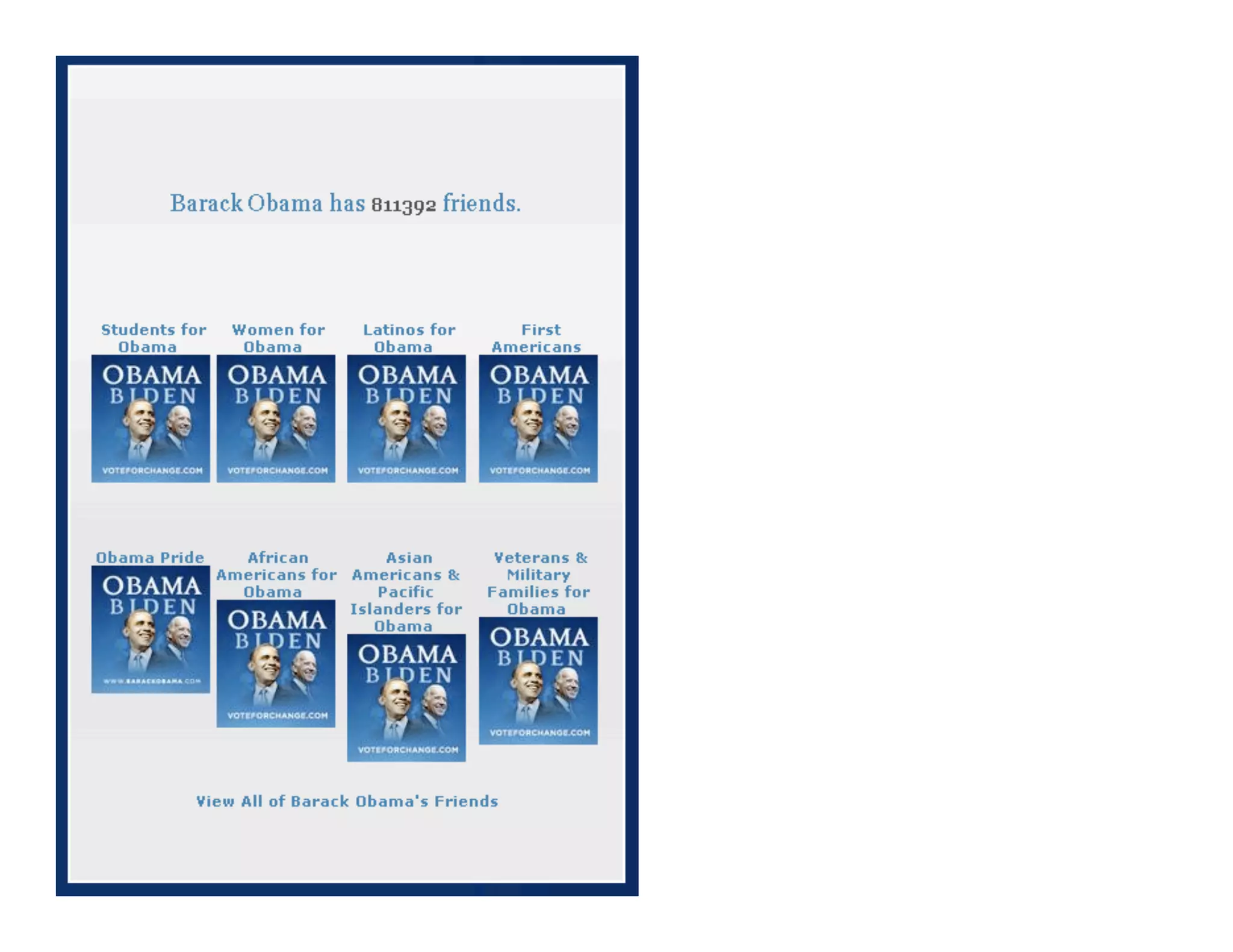 Obama Campaign Summary