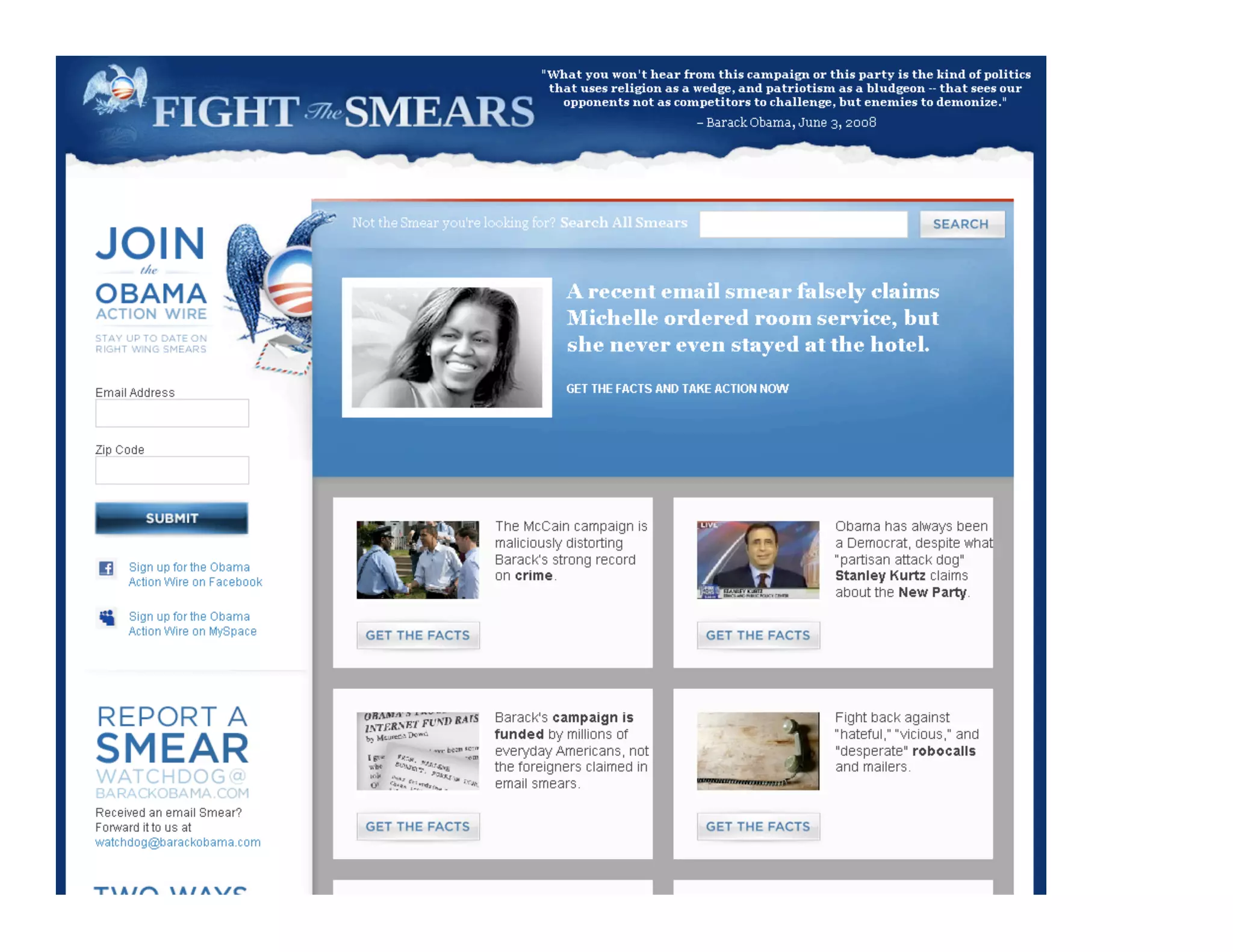 Obama Campaign Summary