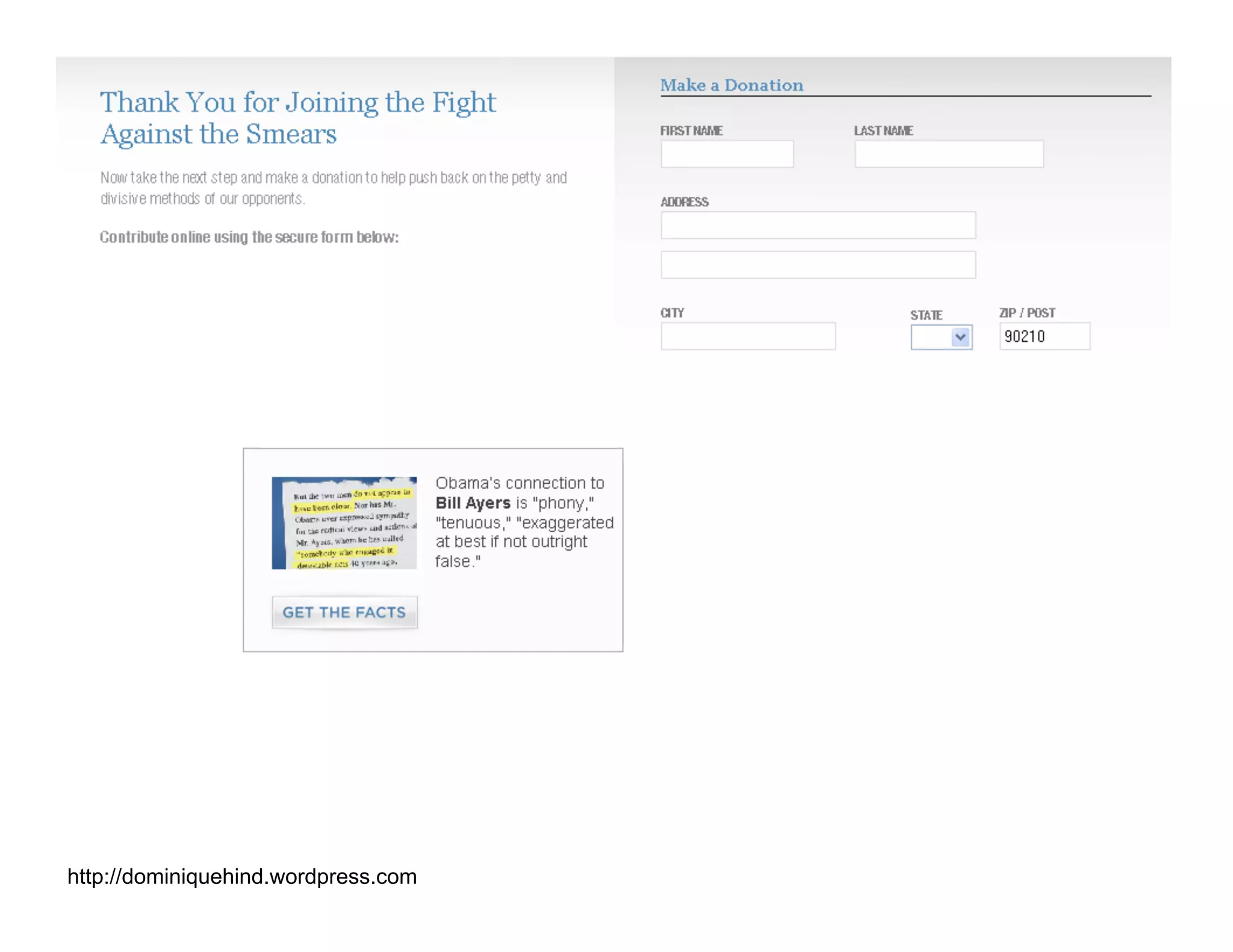 Obama Campaign Summary