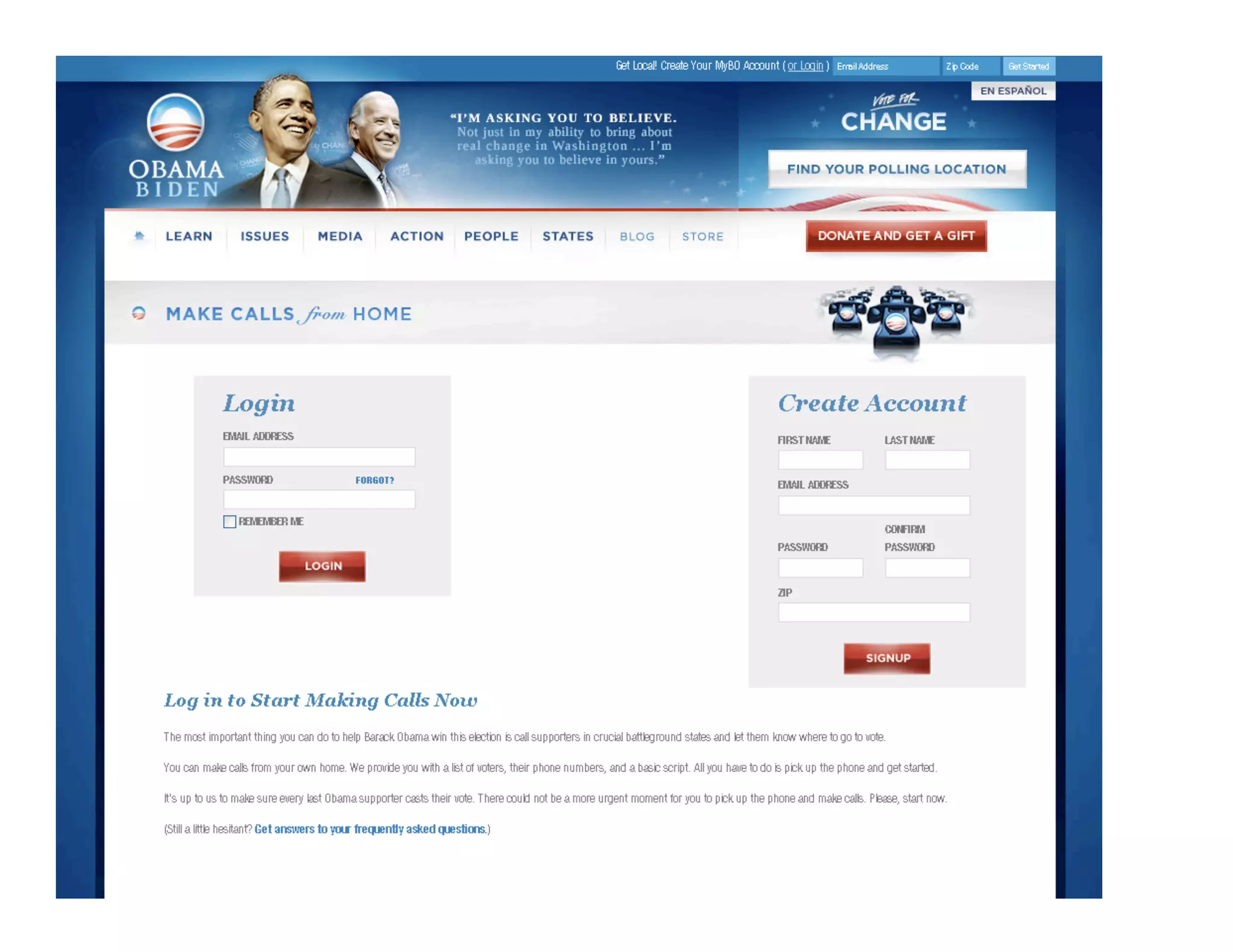 Obama Campaign Summary