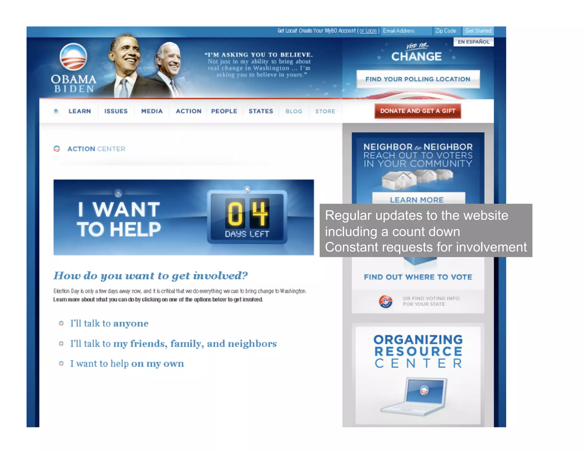 Obama Campaign Summary