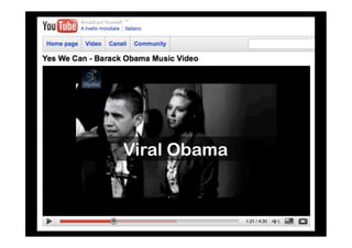 Obama Social Media Marketing & Web Communication Strategy