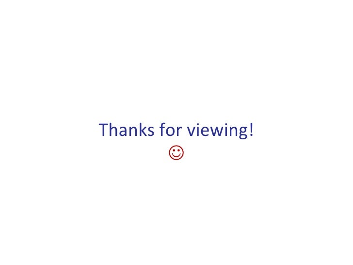 Thanks for viewing!  