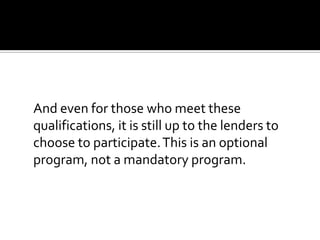 Obama’S Mortgage Reduction Plan