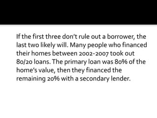 Obama’S Mortgage Reduction Plan