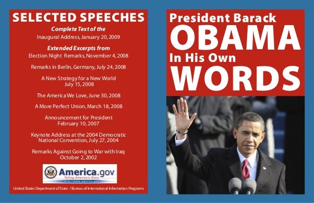 Obama Speech