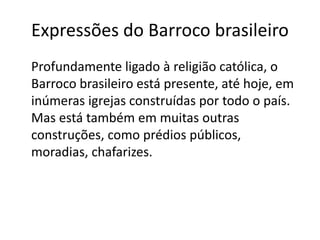 O barroco no brasil | PPTX