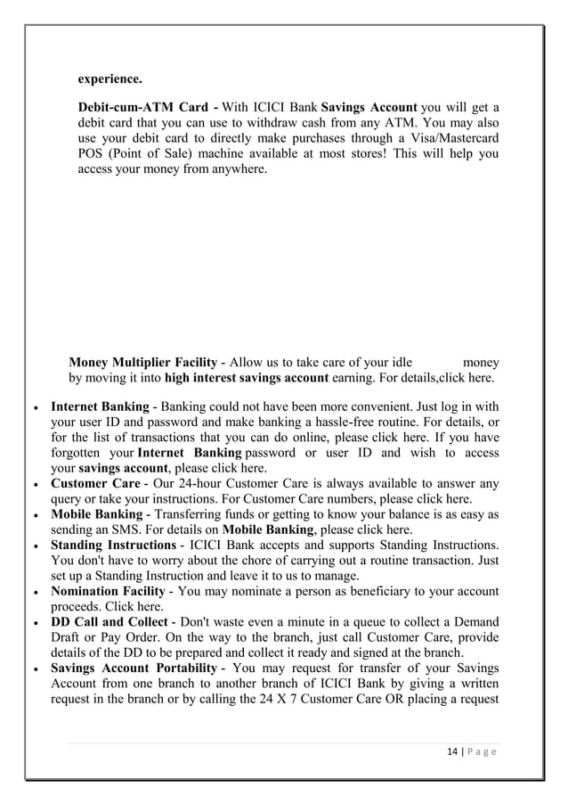 overview of banking project PDF