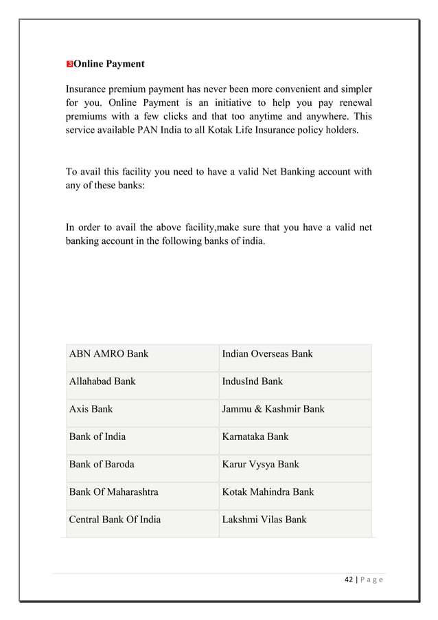 overview of banking project PDF