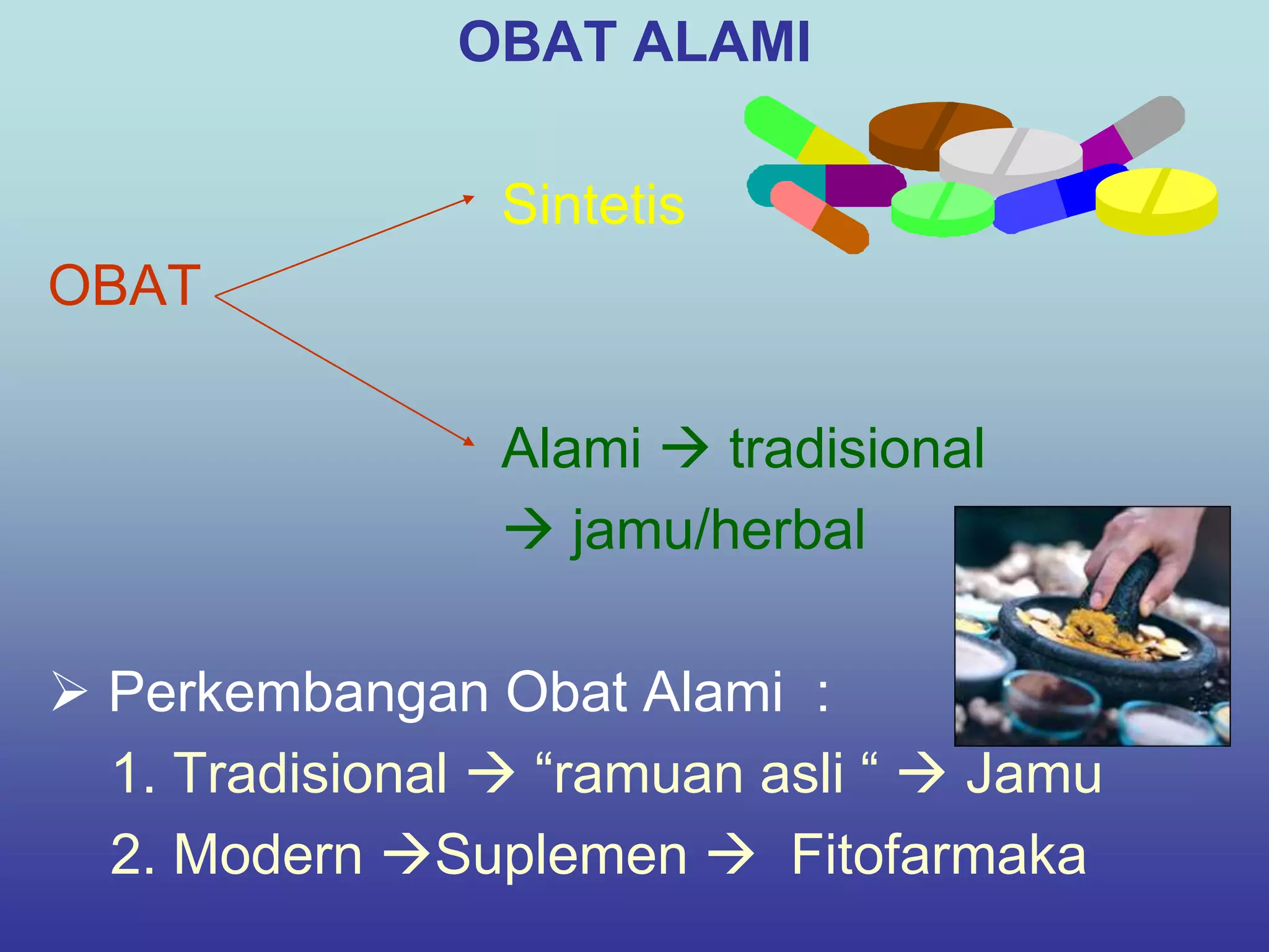 Materi Kuliah Obat Alami | PPT