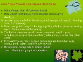 Materi Kuliah Obat Alami | PPT
