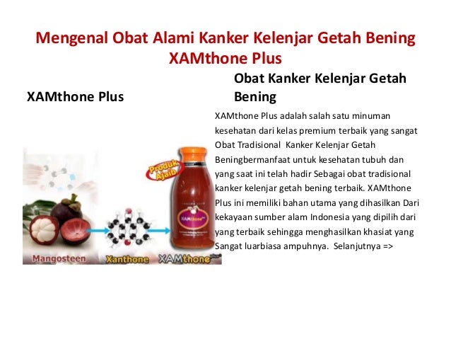 Obat alami kanker kelenjar getah bening Obat alami kanker kelenjar getah bening