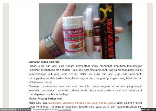 Obat alami keputihan