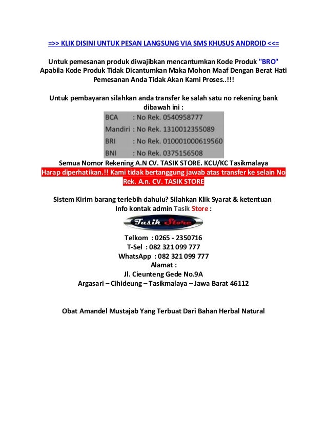 Obat Amandel Mustajab Yang Terbuat Dari Bahan Herbal Natural