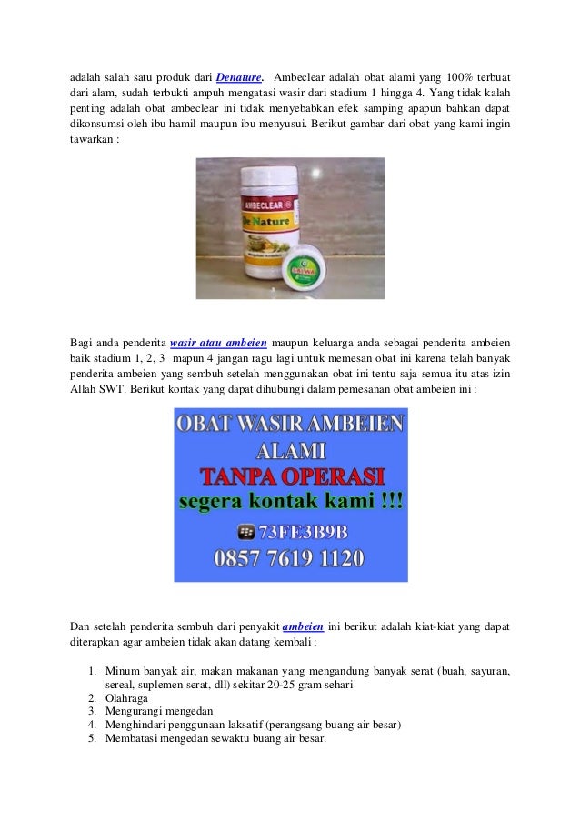 Obat ambeien alami paling ampuh Obat ambeien alami paling ampuh