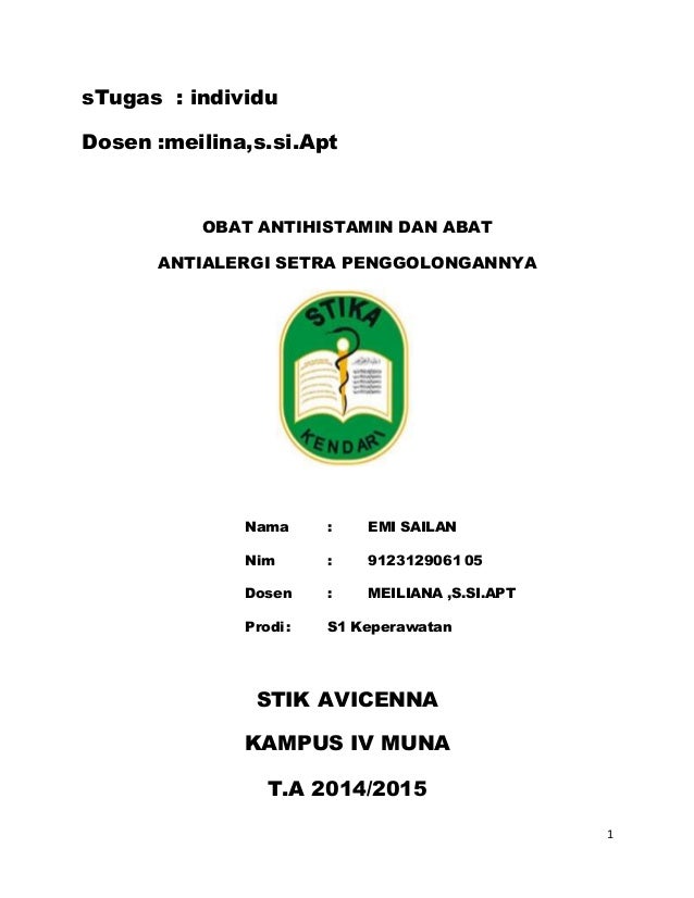obat antihistamin 1 abat antihistamin Obat dan obat antihistamin 1 abat antihistamin Obat dan