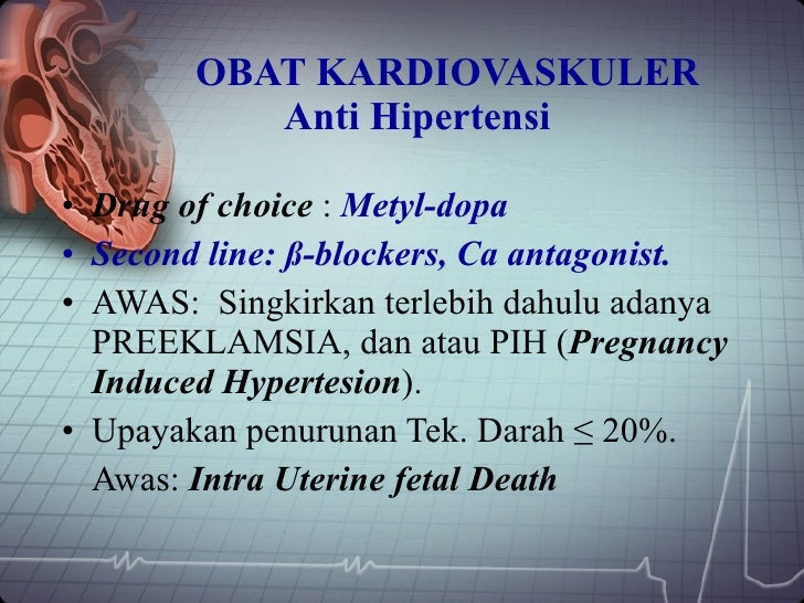 anti obat generik hipertensi dlm Obat kehamilan (revised)