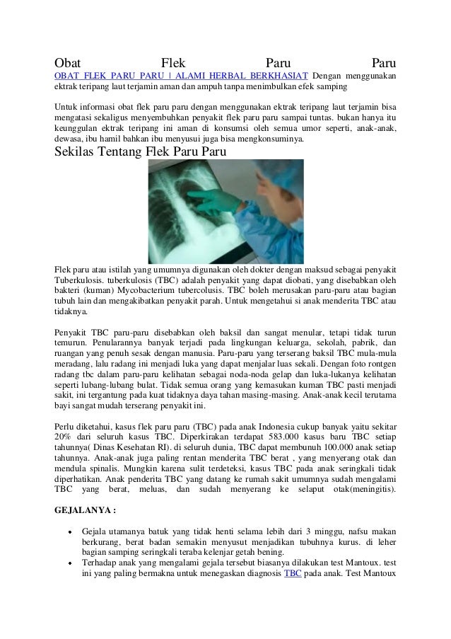 Obat flek paru paru pdf
