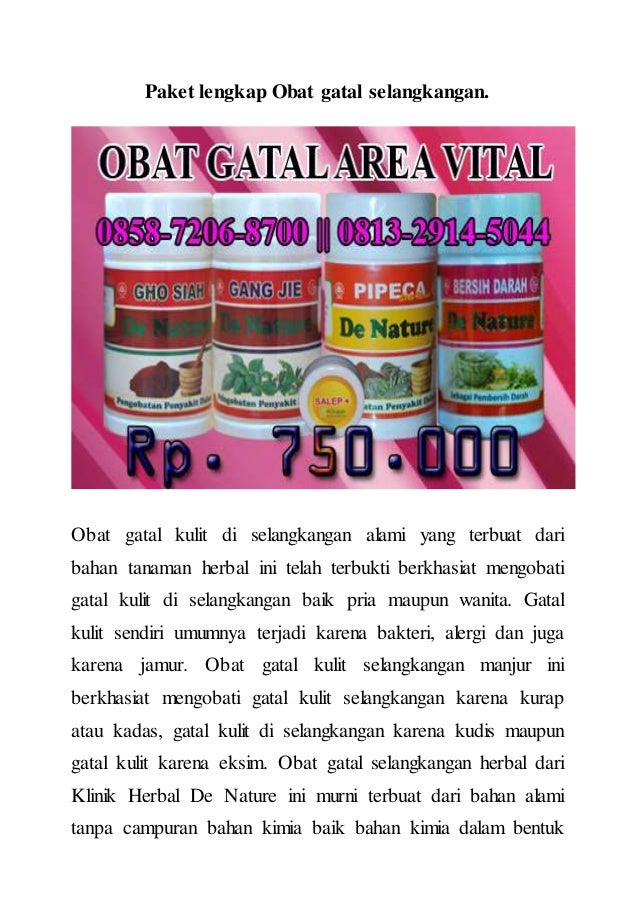 Obat gatal di selangkangan wanita