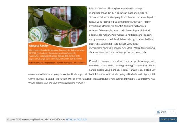 Cara Mengobati Kanker Payudara Menggunakan Paket Herbal Nasa