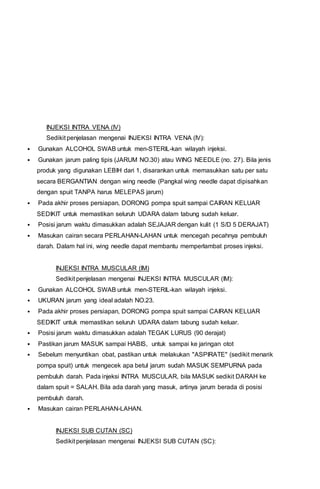 Obat injeksi .. | DOCX
