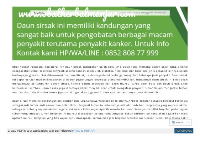 Produk K Link Obat Kanker Payudara Site Title