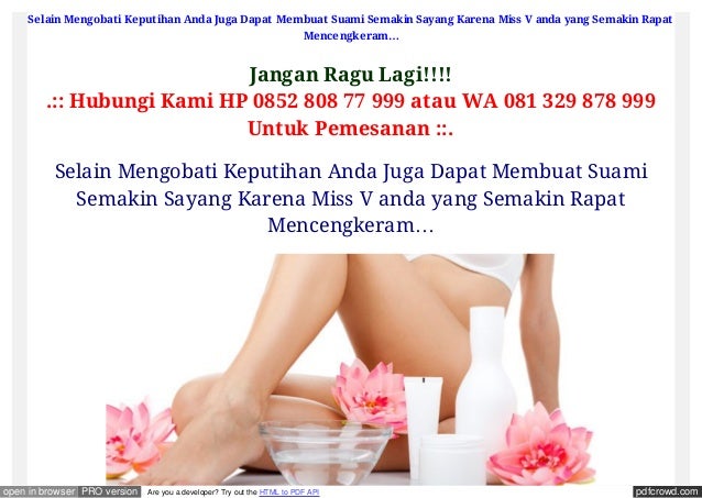 Obat Keputihan Berdasarkan Masingmasing Penyebabnya