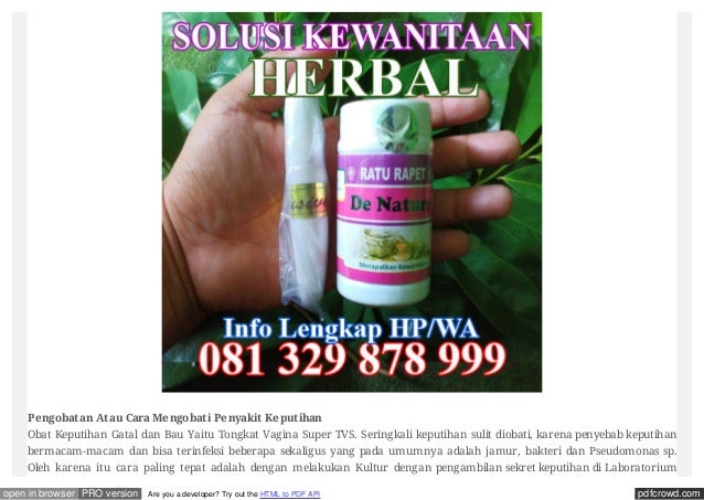 Obat keputihan