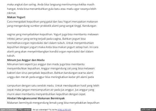 Keputihan Saat Hamil Seperti Apa Yang Normal Dan Perlu